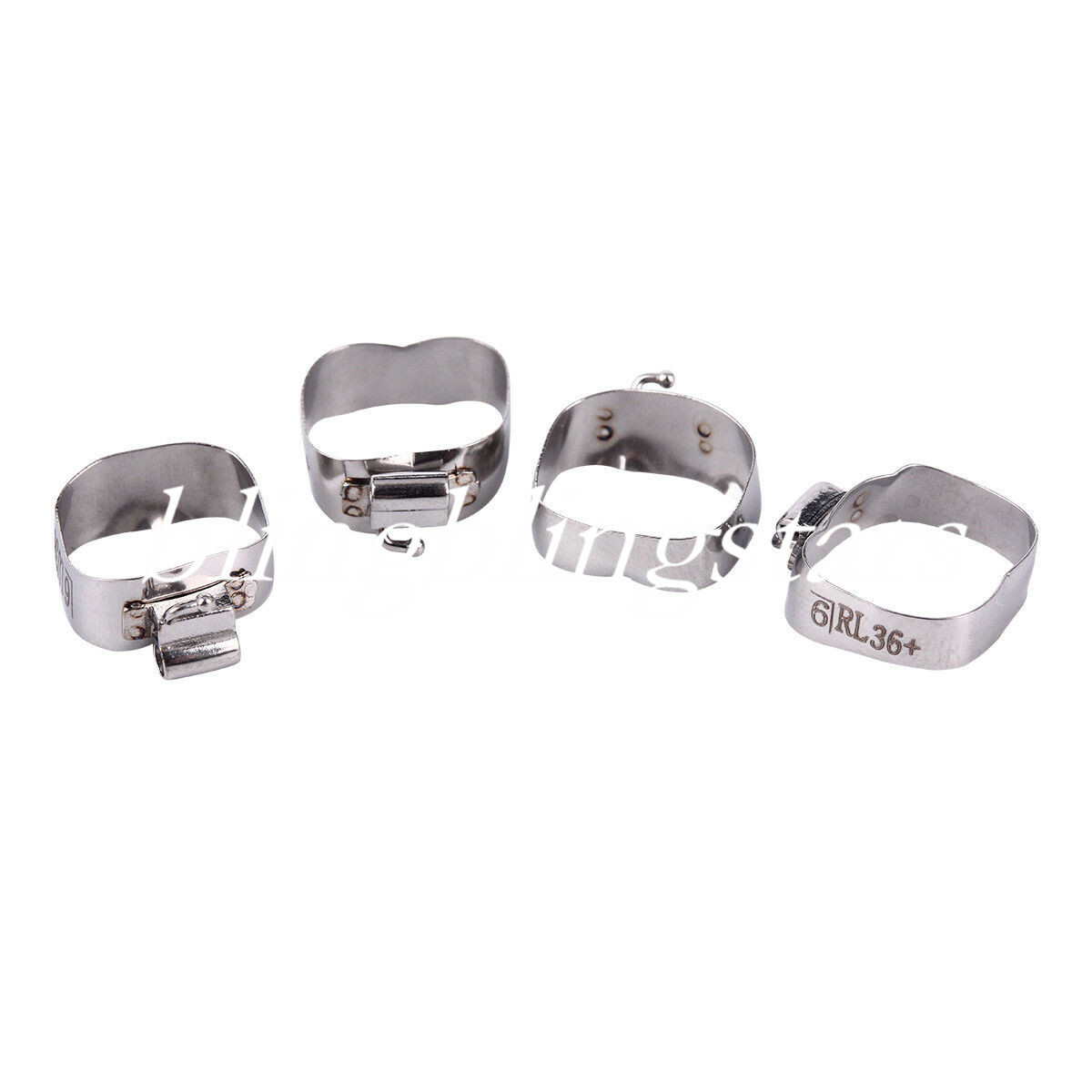 1 Pack 4 Pcs Dental Orthodontic Prewelded Band Roth 022 1st Molar #29-#43+ U2/L1