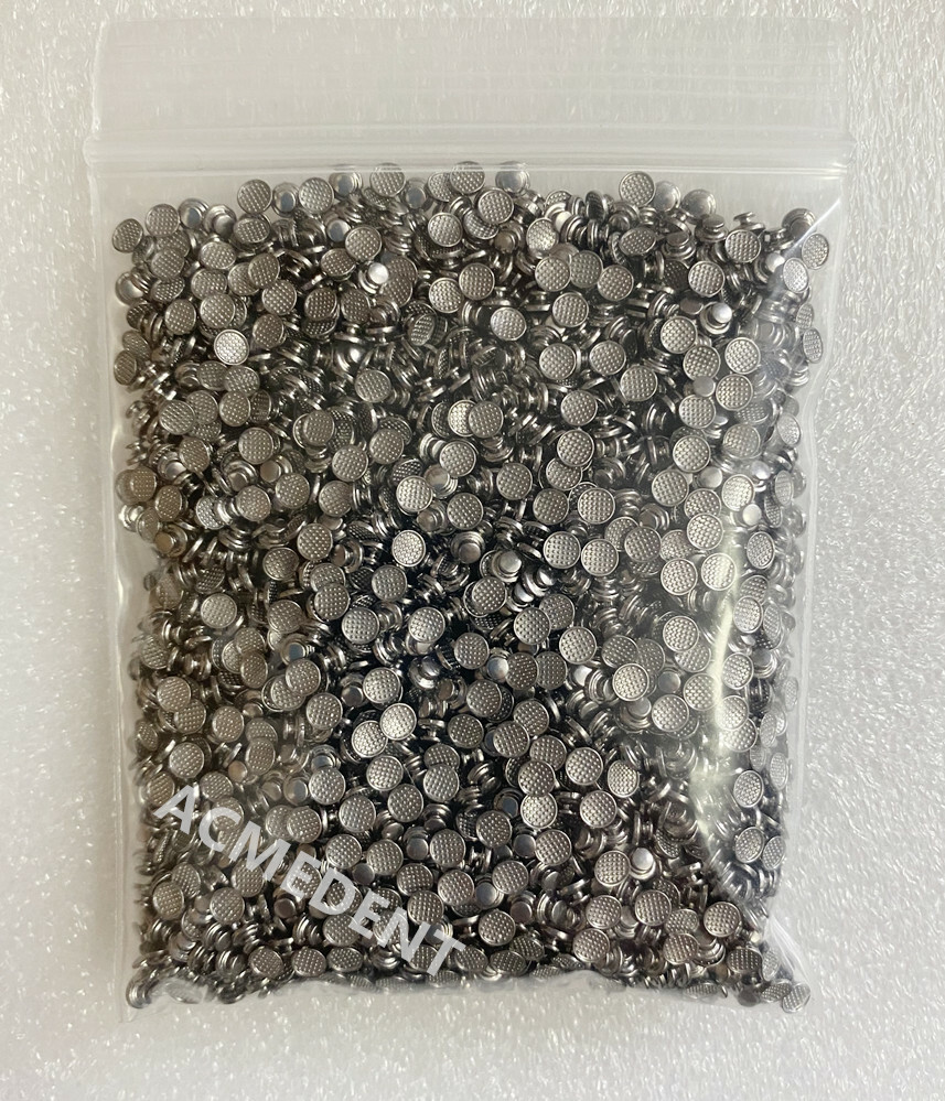 Dental Buttons Orthodontic Lingual Button Bondable Round Bonding Mesh Adhesive