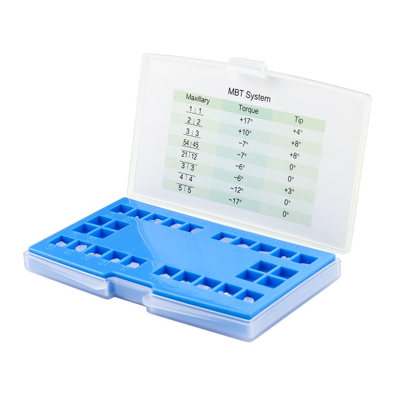 Dental Orthodontic Ceramic Bracket Dental Clear Brace Roth/MBT 345 with Hooks