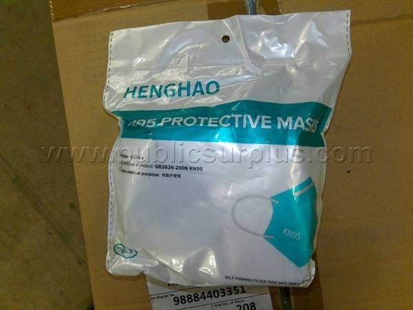 KN95 Face Masks 1000/Box NEW Henghao GB2626-2006 Individually Sealed 10/Bag PPE