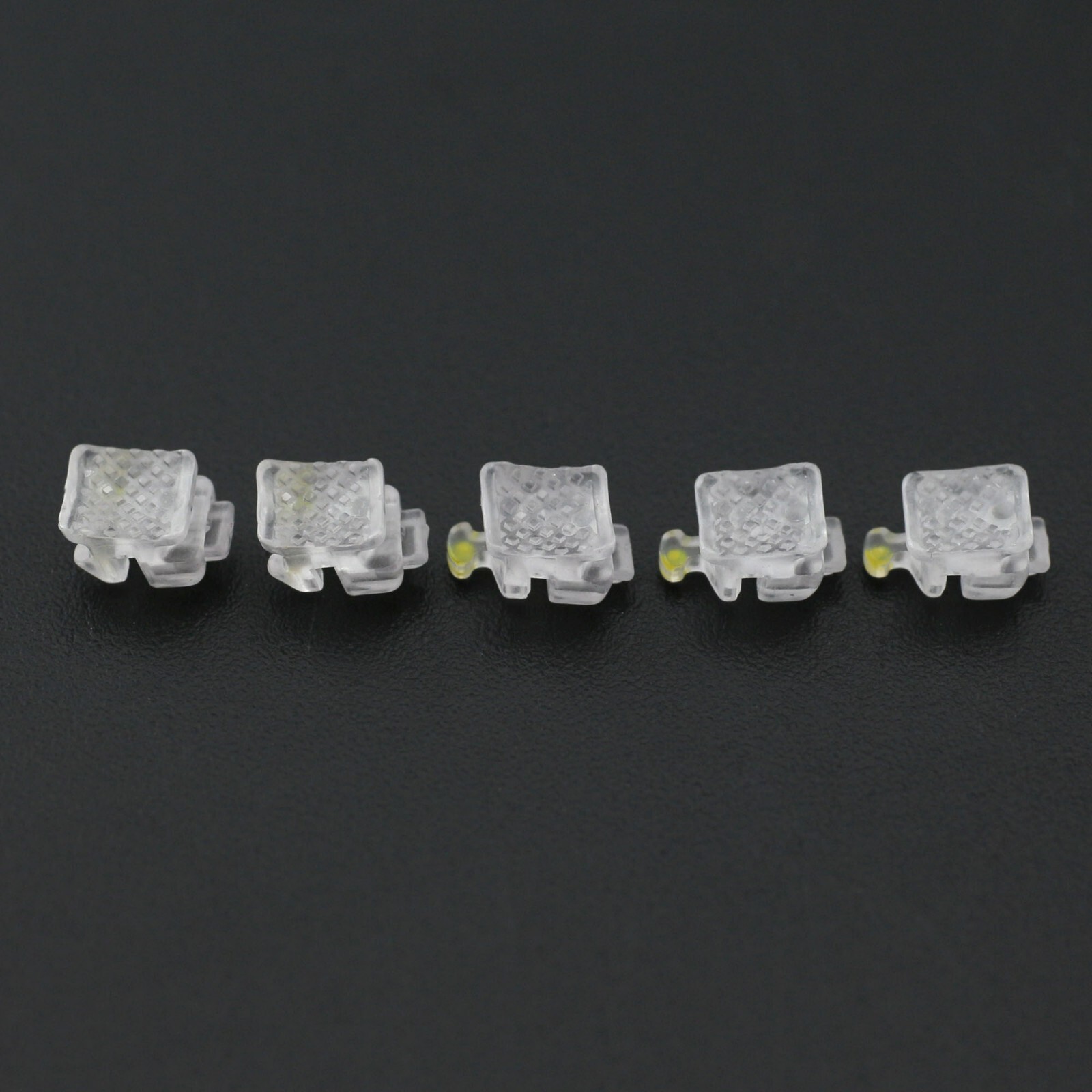 Orthodontic Self-Ligating Brackets Ceramic Braces Clear Roth MBT 022 Damon C 5-5