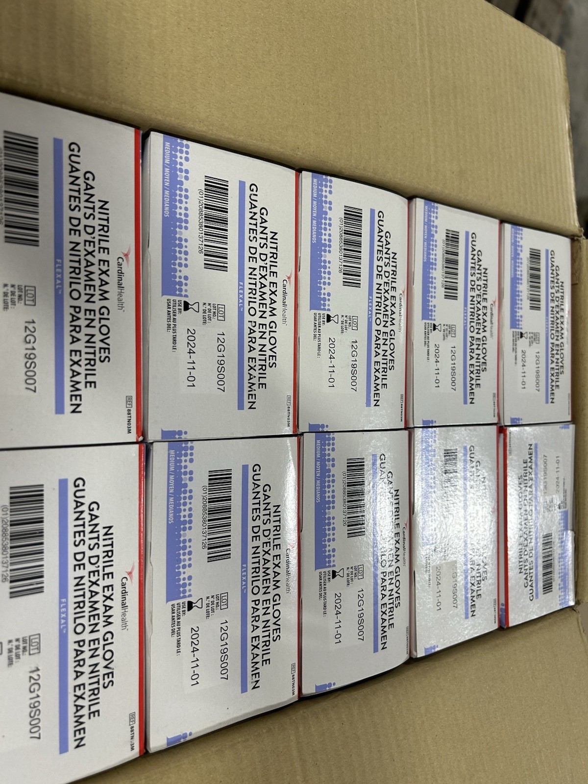 Cardinal Health Nitrile Exam Gloves 10×200 (2000)