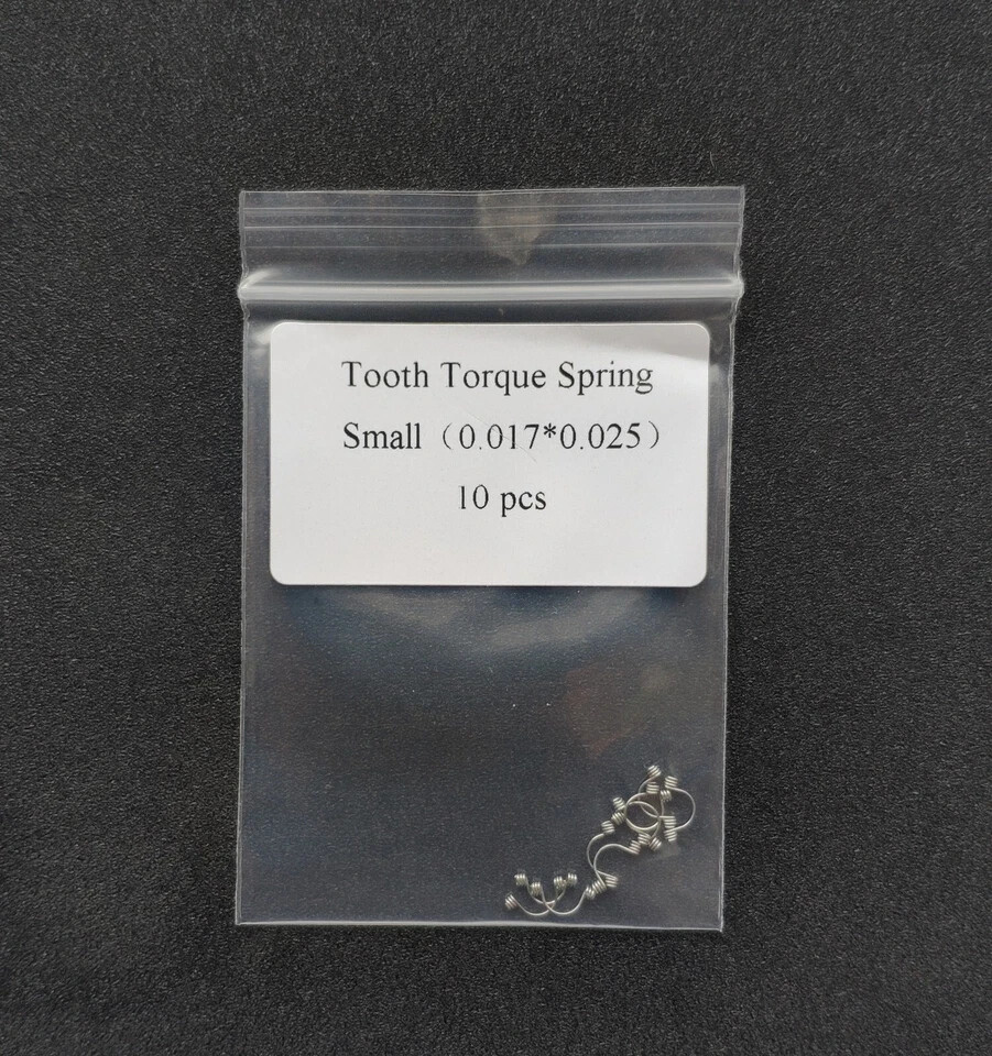 10Pcs/Bag Dental Orthodontic Anterior Teeth Torque Wire Spring Rectangular