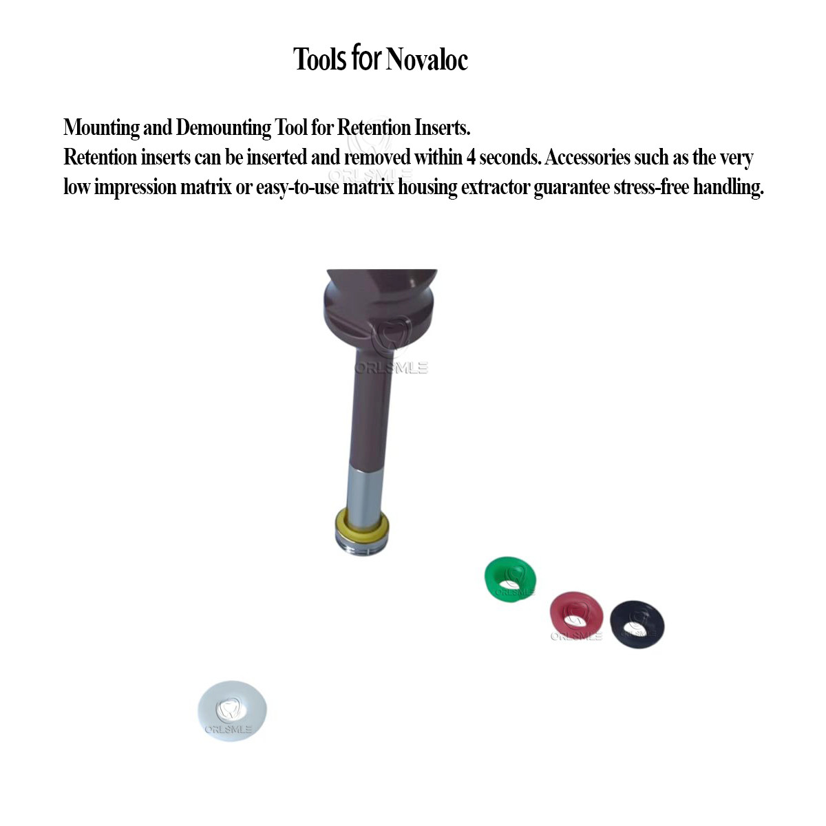8/16/20/24/50 pcs pcs Metal housing Male cap-Black for Novaloc