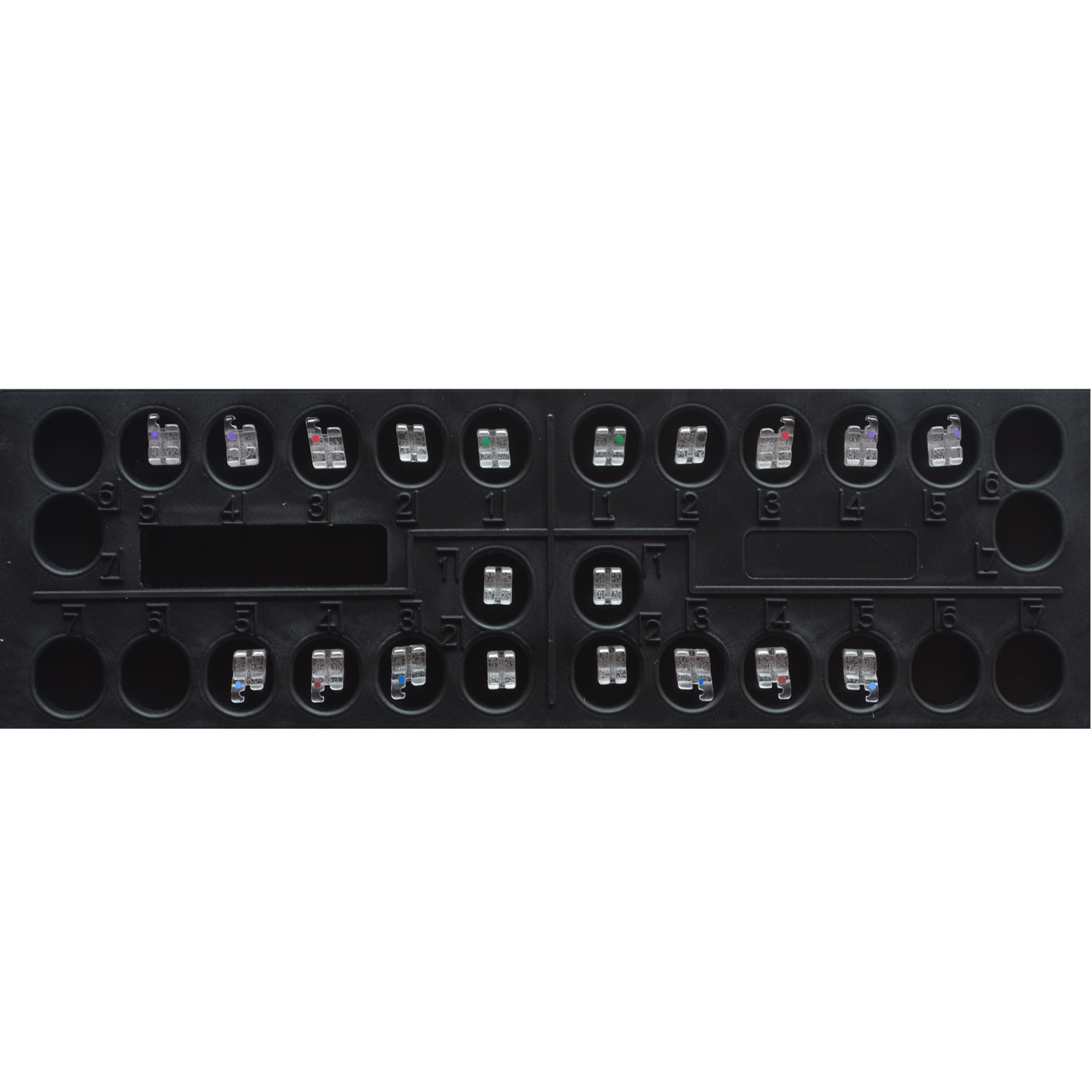J&J Ortho™ CLARO™ Crystal Sapphire Orthodontic Bracket(20 Brackets) Hubit