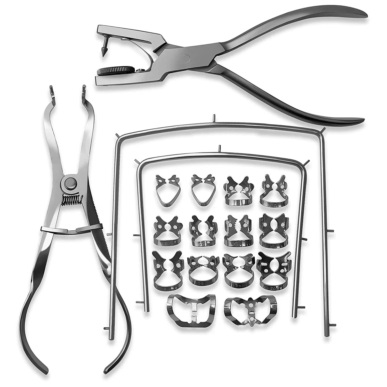 Kit completo de dique de goma dental de grado médico