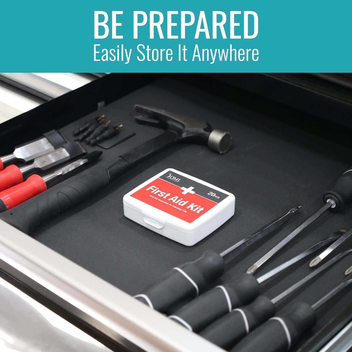 Dmi First-Aid Kit Mini 20-Piece Kit Small And Compact All-Purpose Use For Minor