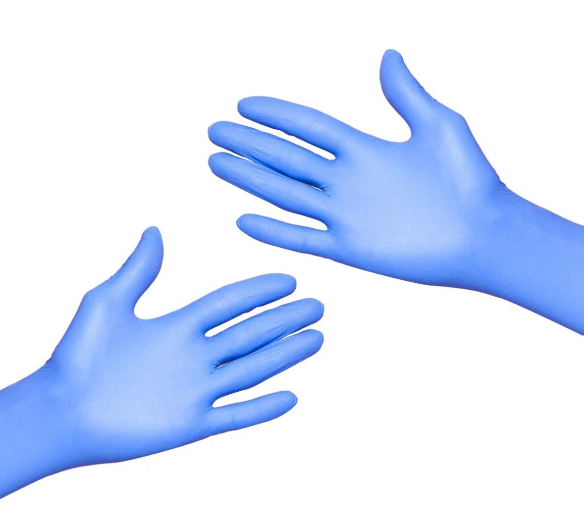 Latex Gloves Synmax Vinyl Exam Gloves Medium Powder & Latex Free 10 Boxes 1 case