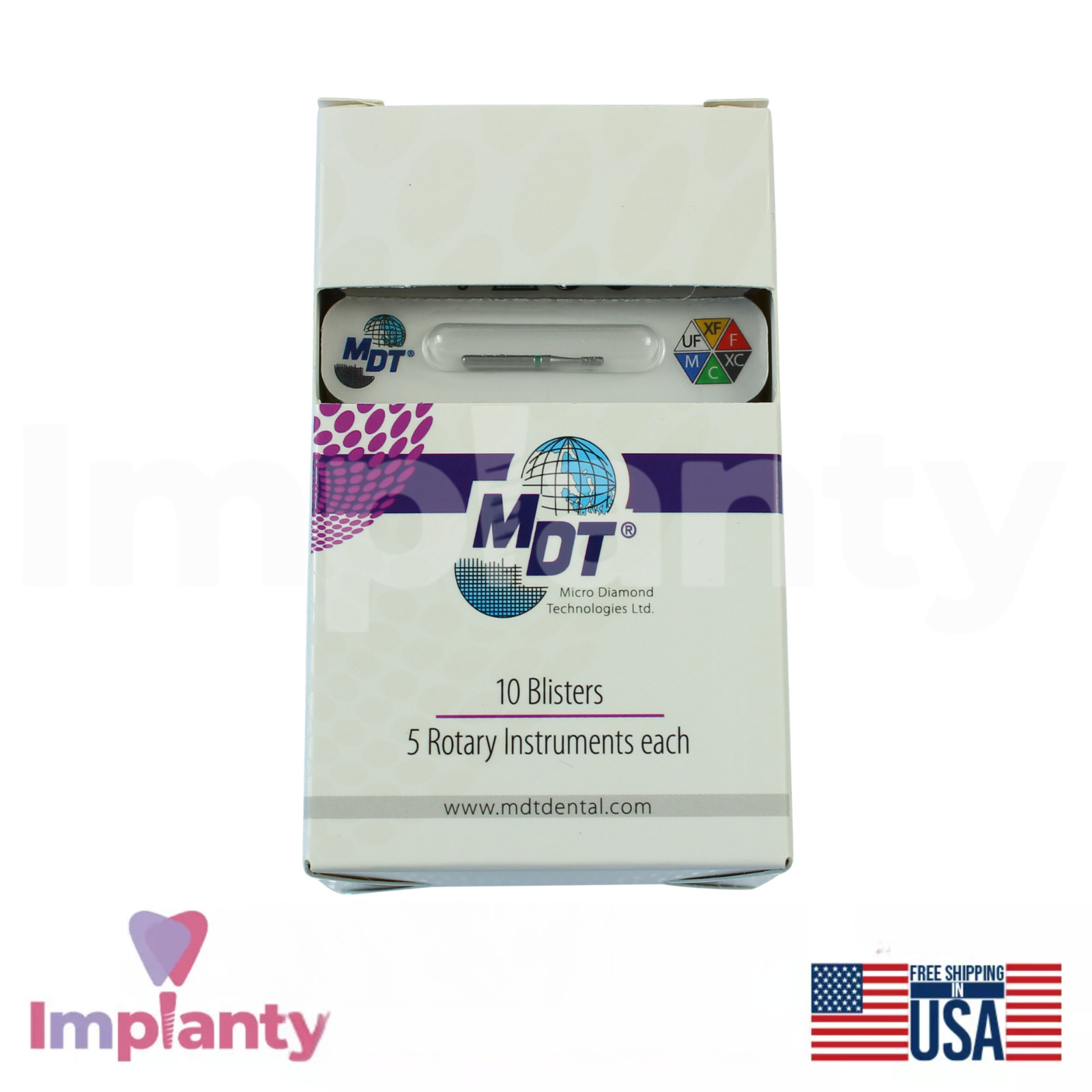 MDT Dental Pear FG Diamond Burs 237 Cavity Preparation Creating Smooth Contours