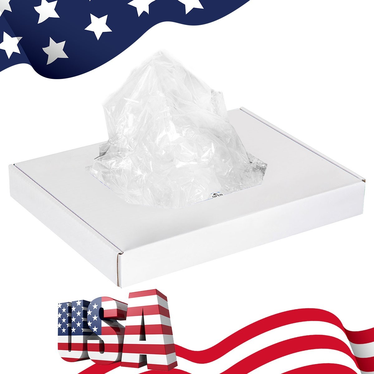 500Pcs/box Dental Tray Covers Disposable Plastic Protective Transparent