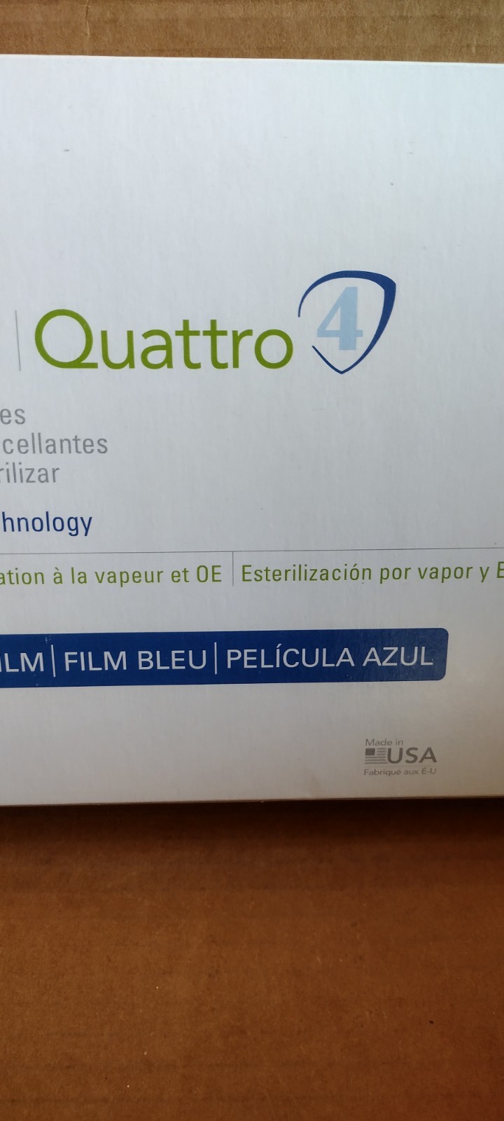 MEDICOM SAFESEAL® QUATTRO STERILIZATION POUCHES 200 PK 7 1/2″ x 13″ NEW