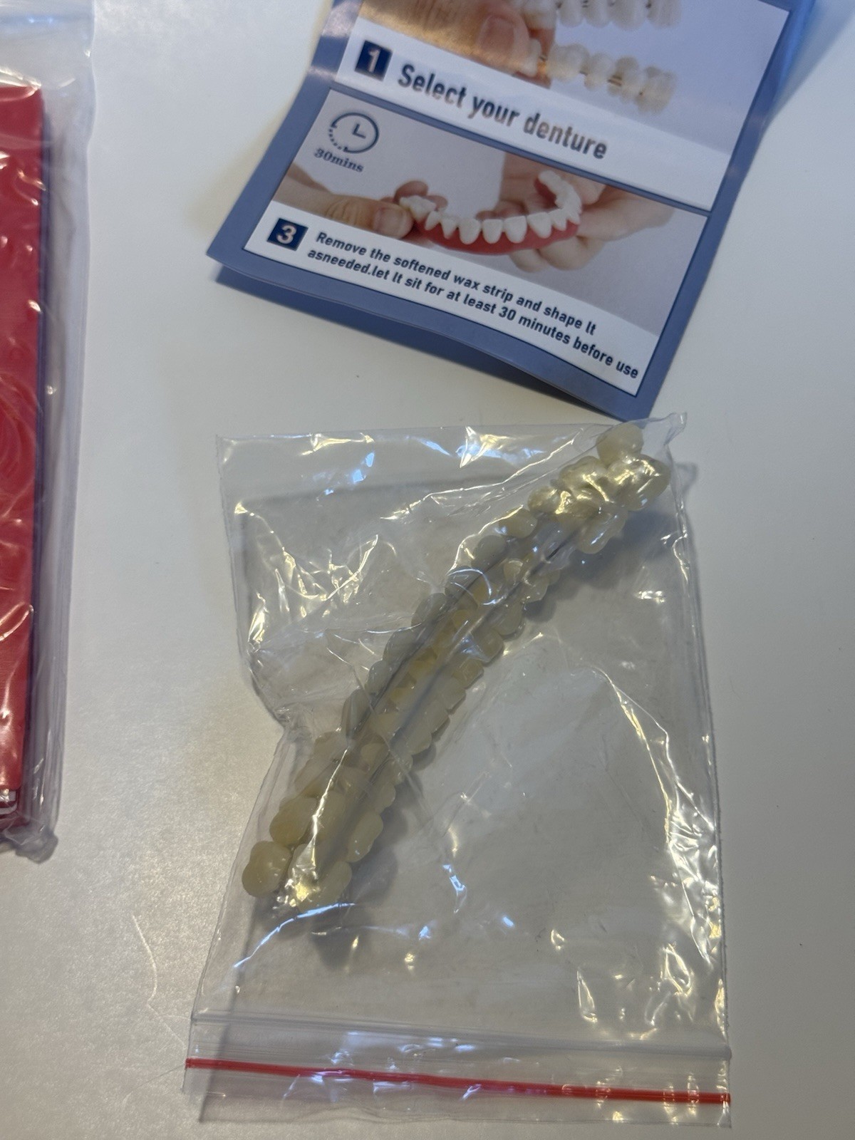 DIY Denture Kit For At-Home Use Includes Two (2) Sets Of DIY Dentures Unbranded