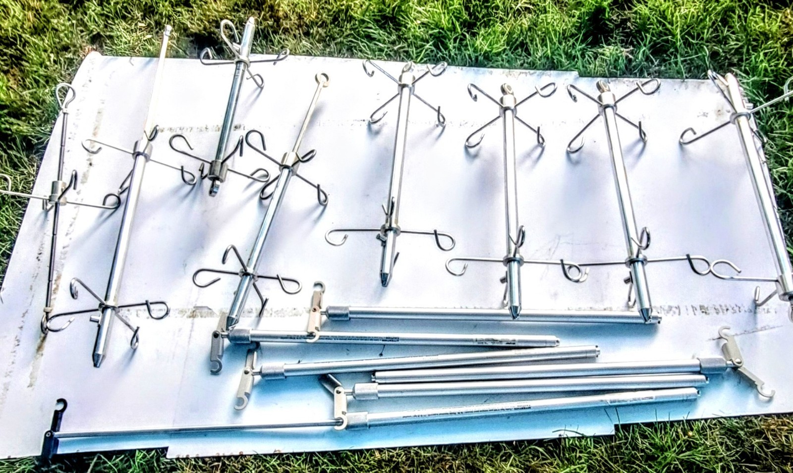 Telescoping Hanging Rods For IV -Welding Guns- Handles -Tools – Set of 16 Rods