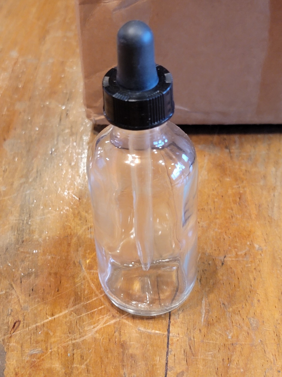 Qorpak GlC-05724 Dropper Bottle,60Ml/2Oz,Clear,Round,Pk24