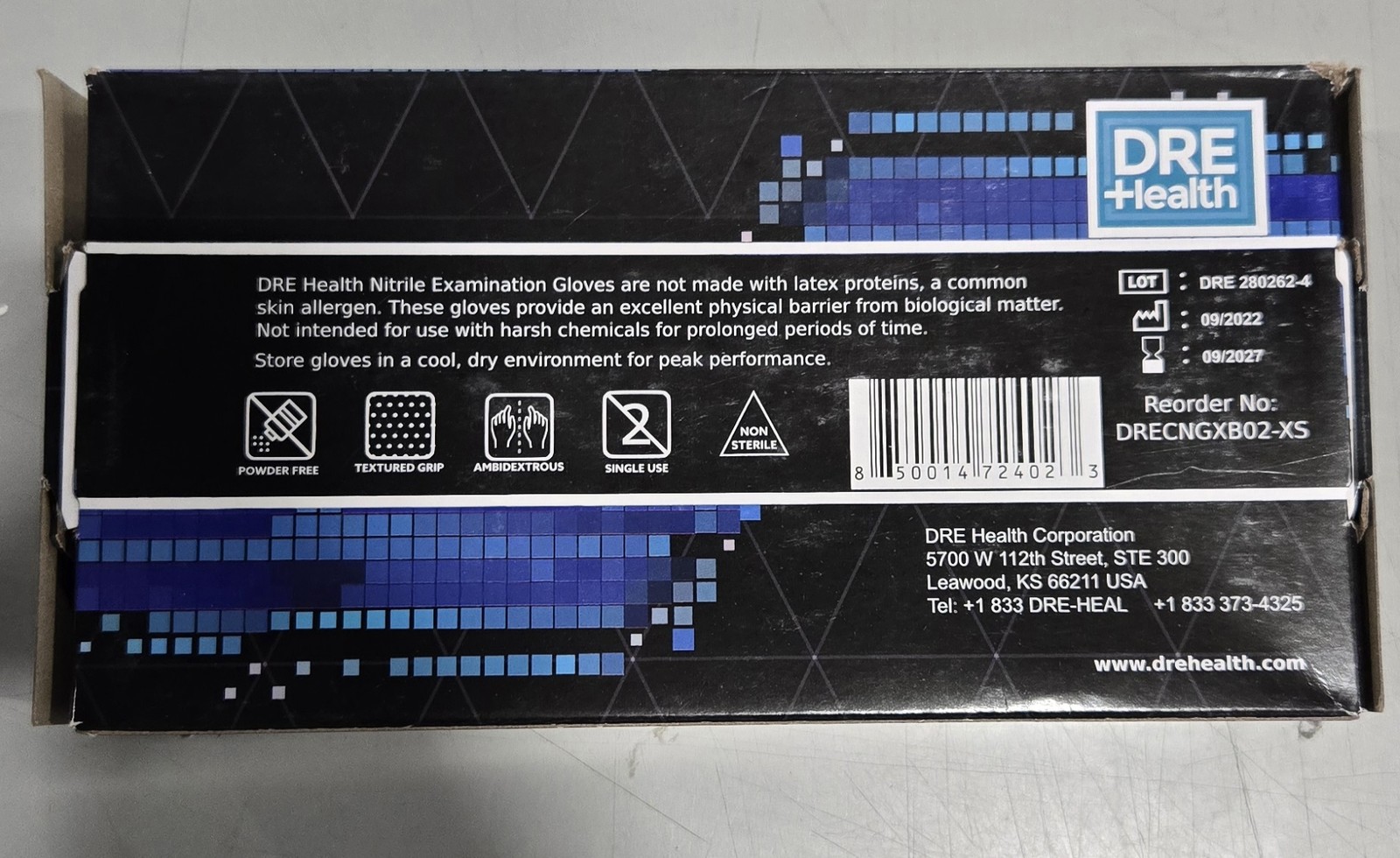 GENERIC NITRILE EXAM GLOVES BLACK 200CT SIZE: XSMALL – BLACK