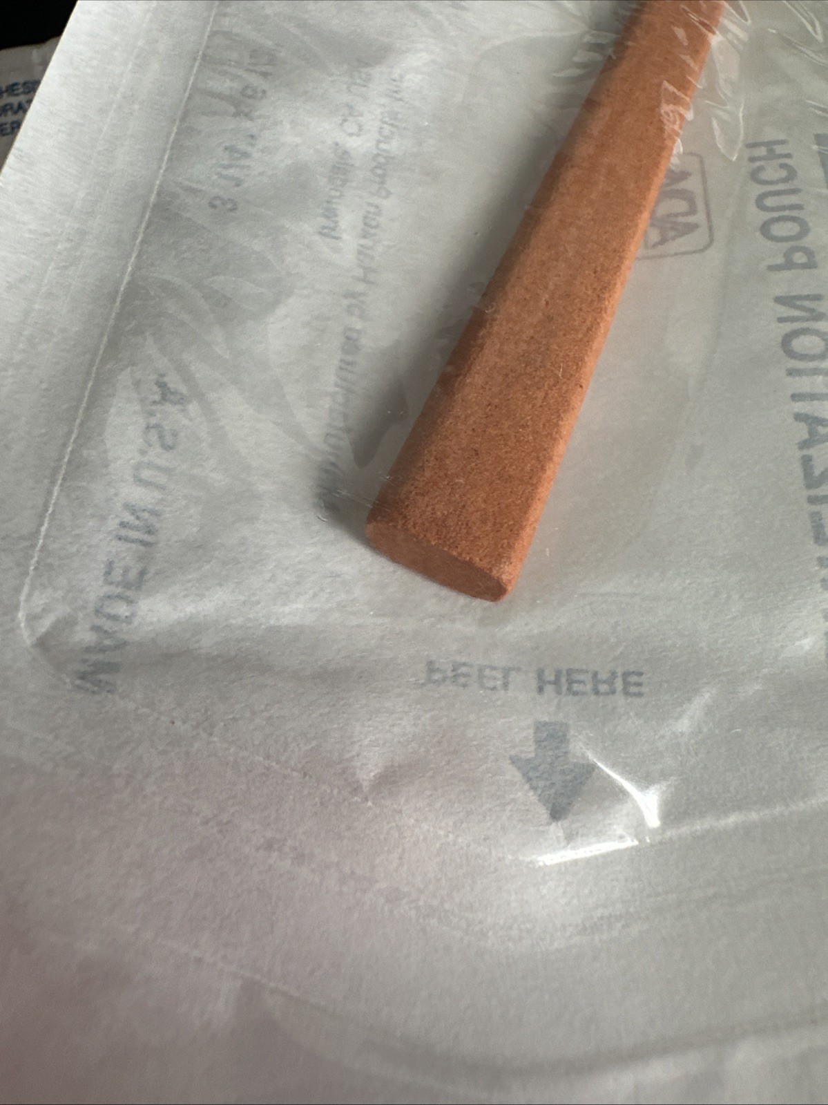 Hu-Friedy SS309 I-Stone Natural Sharpening Stone #309 Fine Grit India Flat