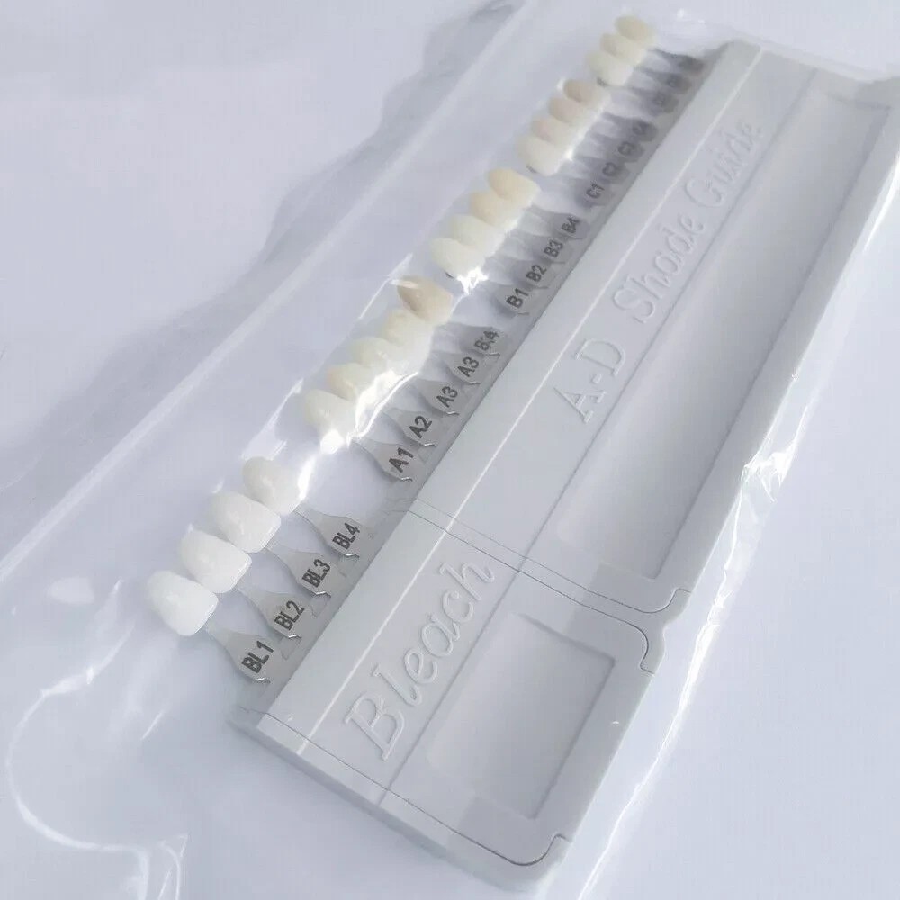 New 1 Set For VITA Classical Dental Shade Guide with Bleached Shades Clip