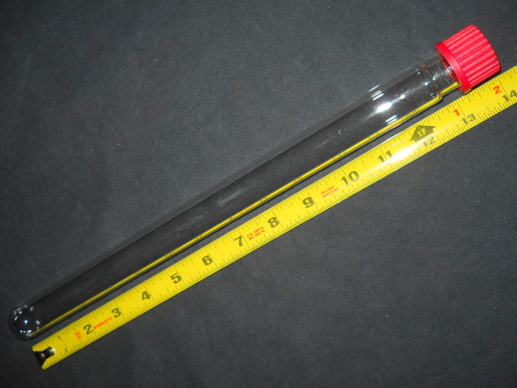 Unbranded 100mL Glass Culture Tube & GL25 Schott Screw Cap (25mm x 325mm)