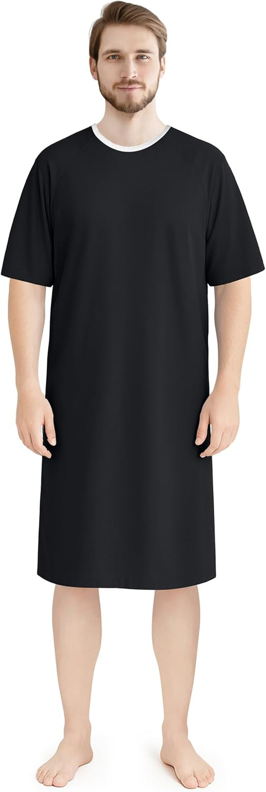 Men’S Hospital Gown Soft and Comfortable Patient Gown