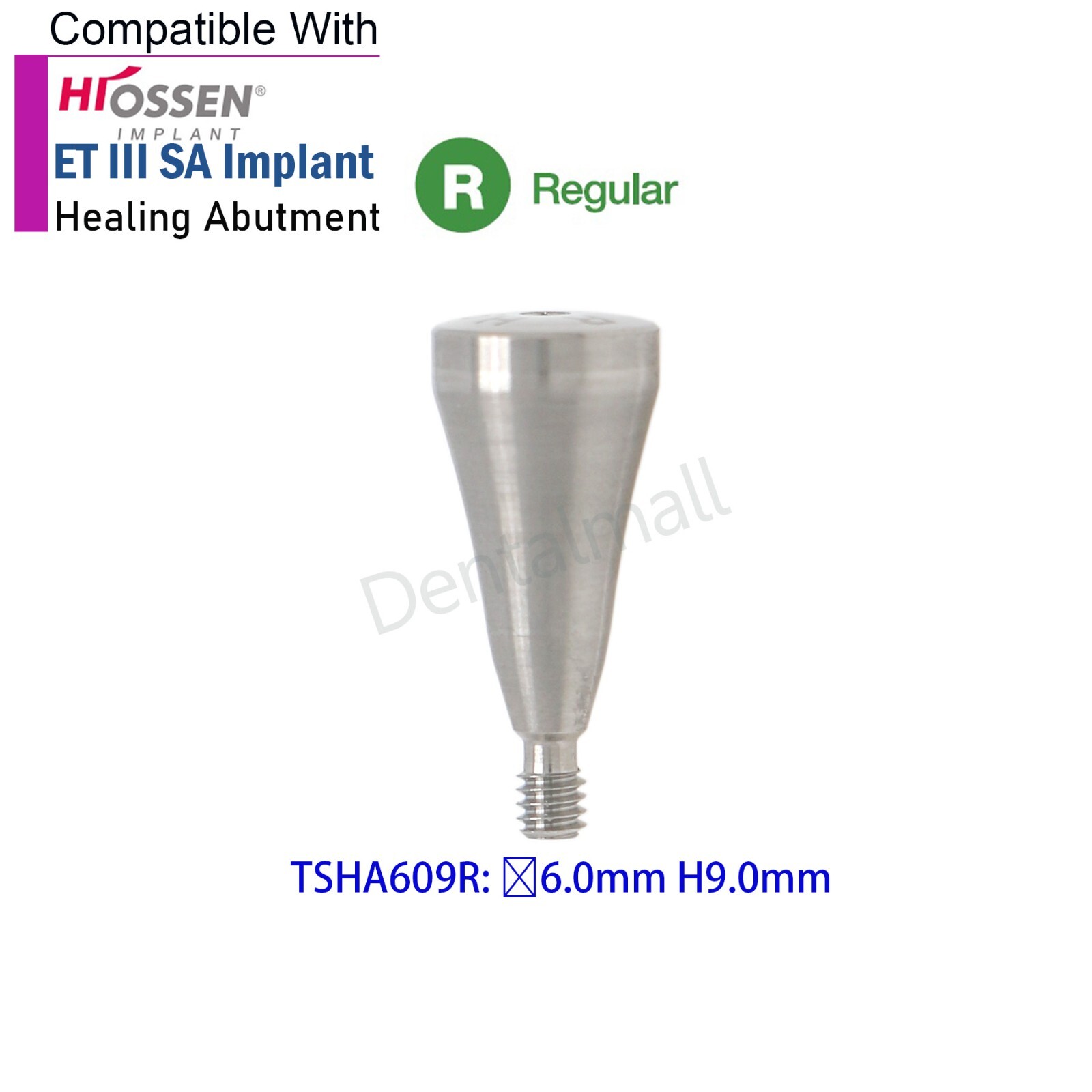 Dental Healing Abutment Cover Screw Regular Platform Fits Osstem Hiossen