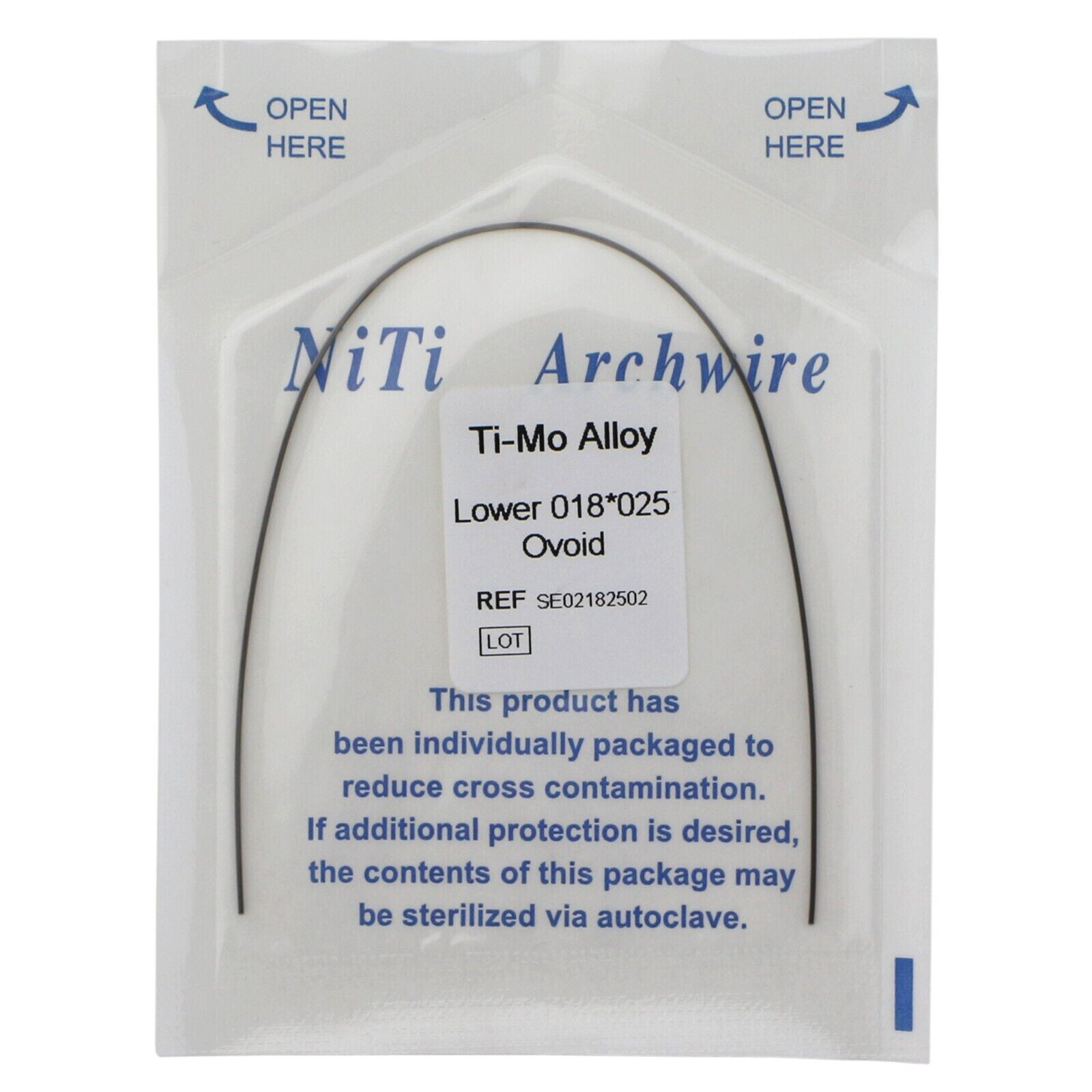 Dental TMA Molybdenum Beta Titanium Ti-Mo Alloy Arch Wire Rectangular/Round