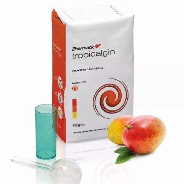 New Pack Zhermack Alginate Tropicalgin Normal Setting 453 g Pack