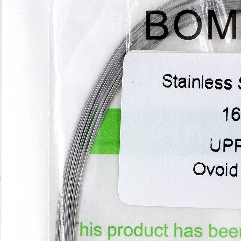 5×Dental Ortho Stainless Steel Rectangular Arch Wire Ovoid Form 16×16 Upper