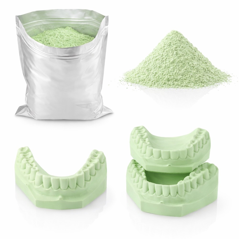 1 – 5 LBS Dental Gypsum Green Dye Stone Type IV – All Purpose Application