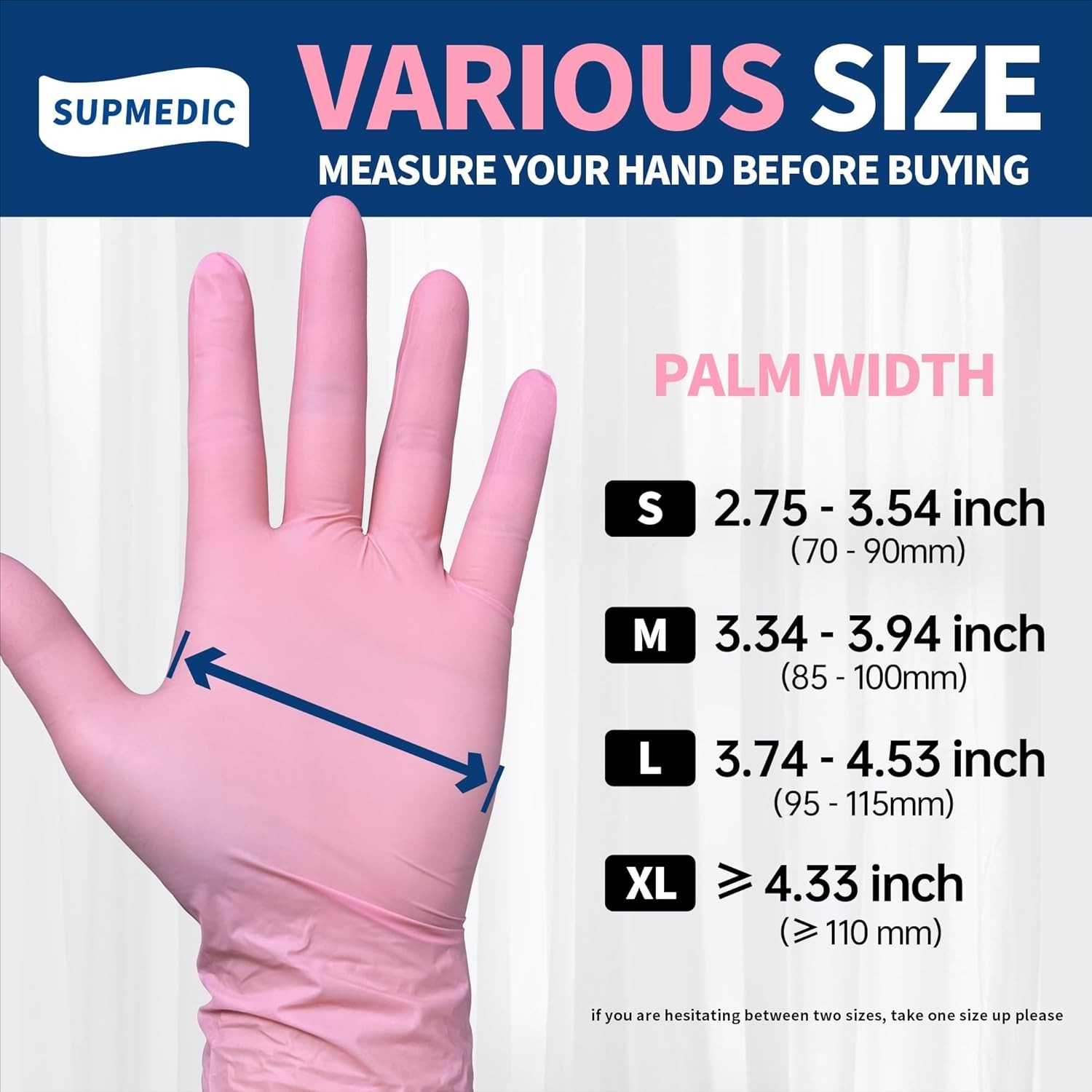 Medical Nitrile Exam Gloves, 3.5 mil Powder-Free Food-Safe Disposable Glove f…