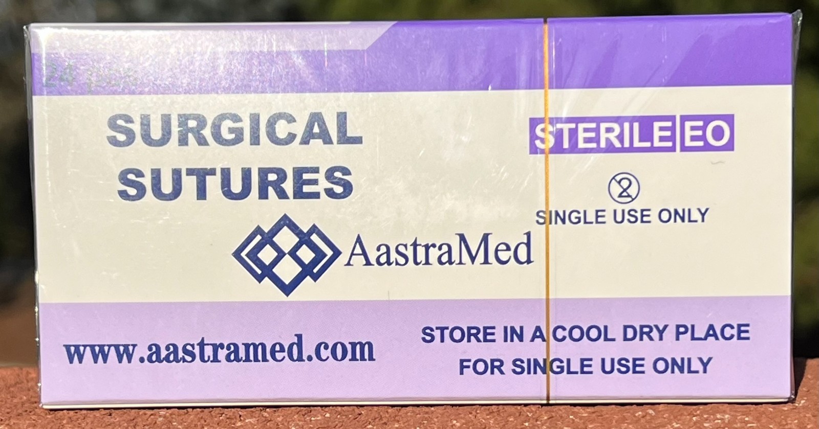 2/0 PGA Suture 24/Box Polyglycolic Acid Veterinary Surgical Dental, R-cutt 30mm