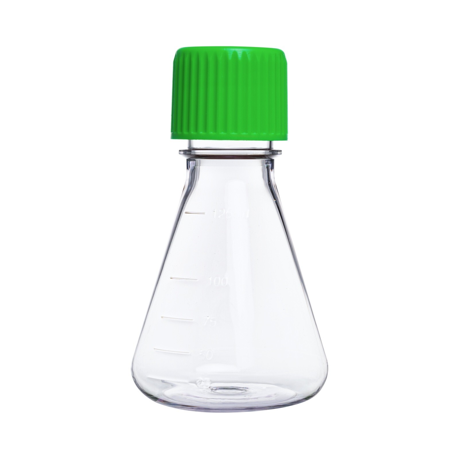 Biologix® 125mL Erlenmeyer Shake Flask, Vent/Sealed Cap, 1 Pc/Bag, 24 Bags/Case