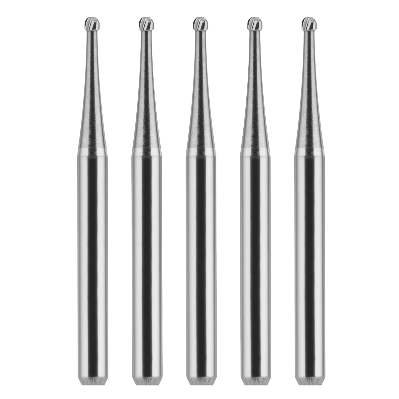 Wave Dental Operative Carbide Burs Round Friction Grip FG 1/4 -8 High Speed 19mm