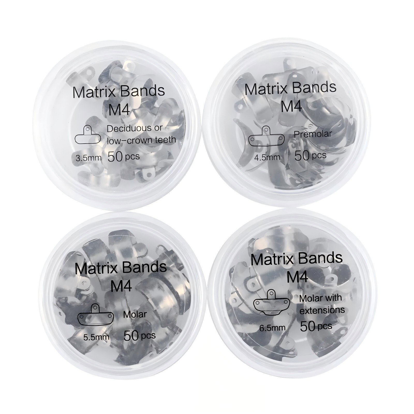 Dental Sectional Matrix Bands Niti Retaining Ring Wedge Fit Garrison Palodent V3
