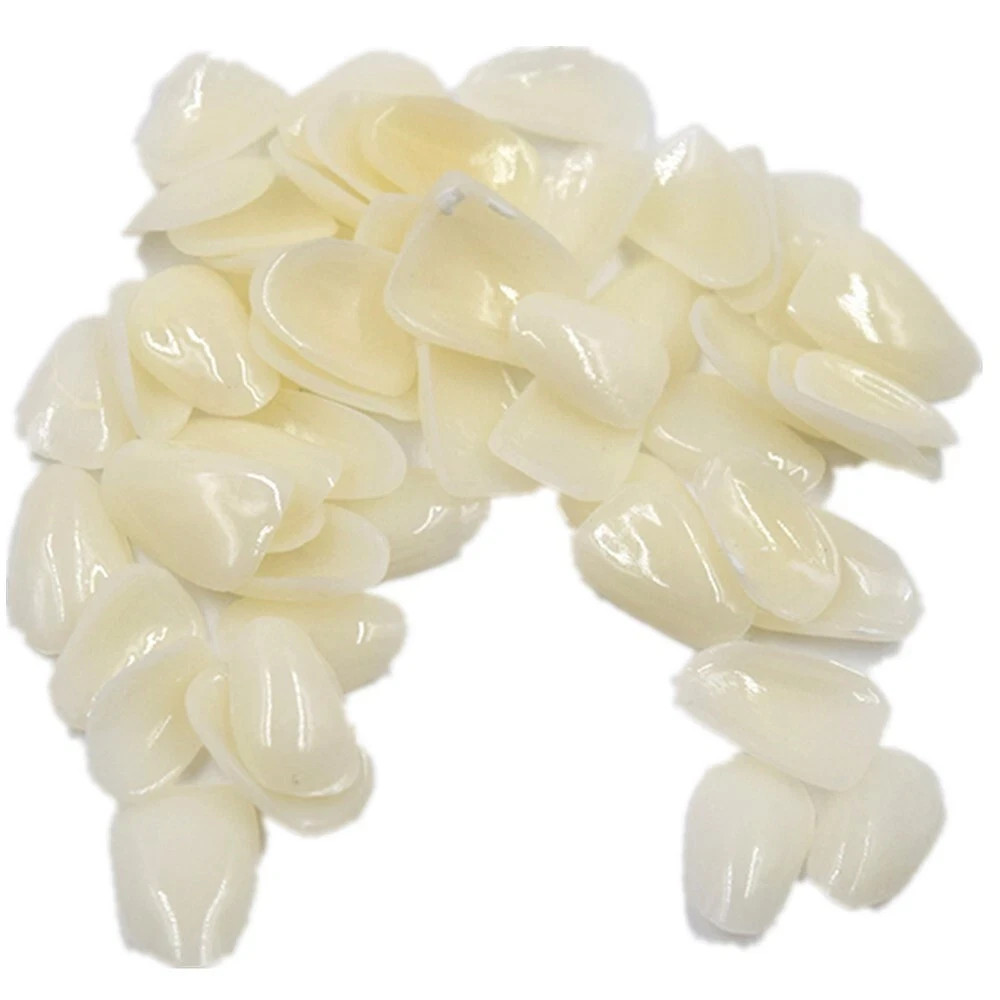 50Pcs/Pack Dental Anterior Molar Veneers Patch Porcelain Film Temporary Crown