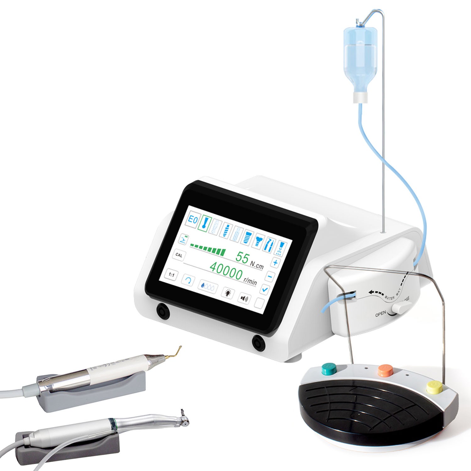 Dental LED Touch Screen Oral Piezosurgery & Electric Implant Motor System