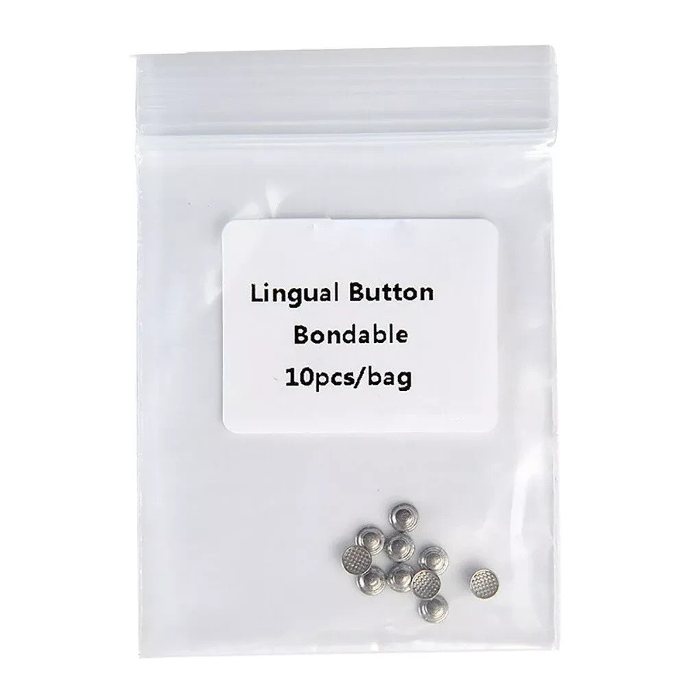 Dental Orthodontic Lingual Buttons Bondable Round Base Monoblock 10 pcs/pack