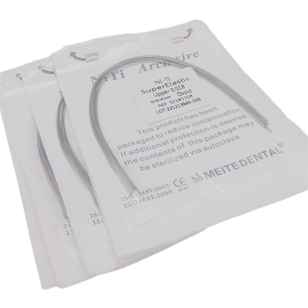 50 Packs Dental Orthodontic Super Elastic Wire Niti Round Arch Wires Ovoid Form
