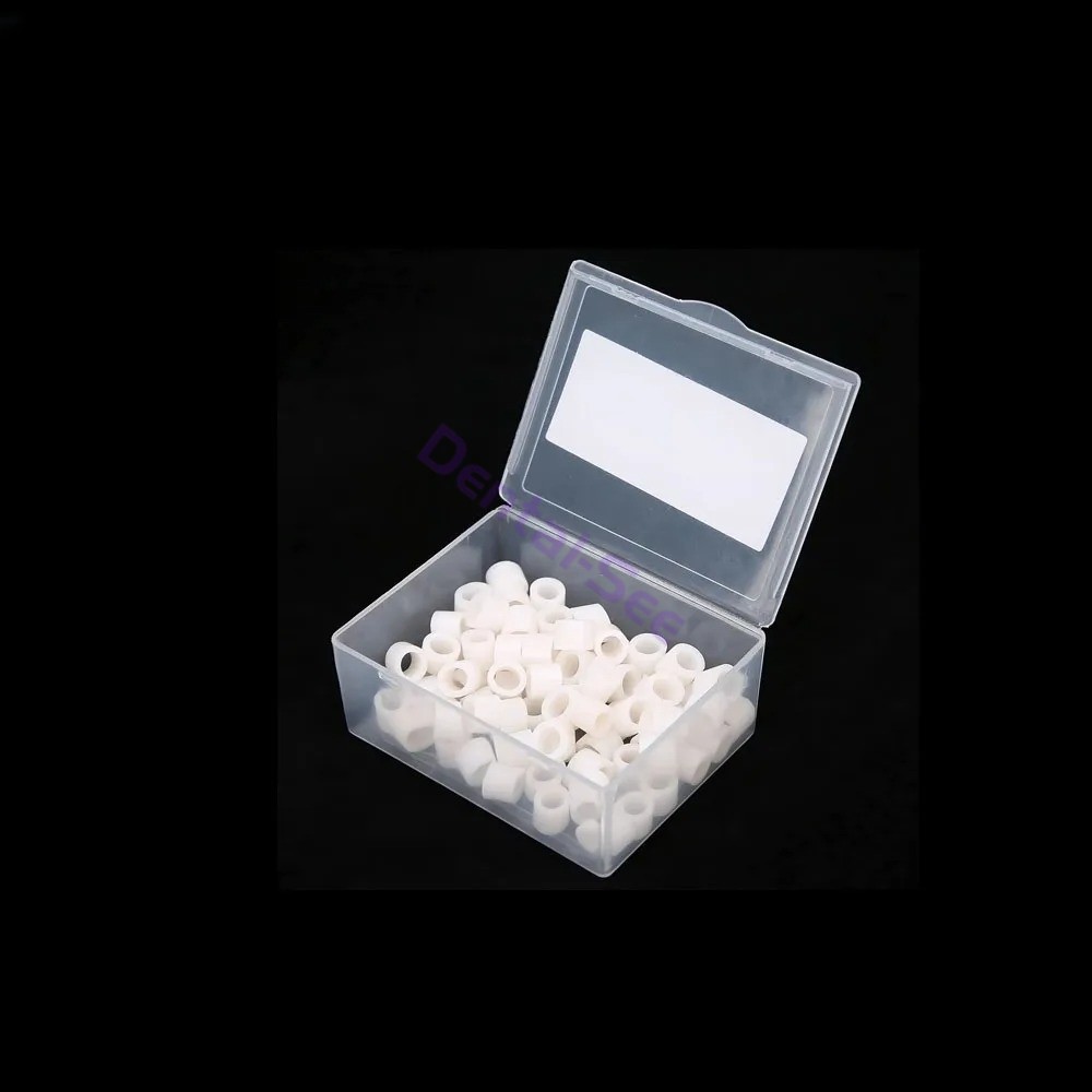 100Pcs/Box Dental / Hygienist Instrument Silicone Color Code Rings Autoclavable