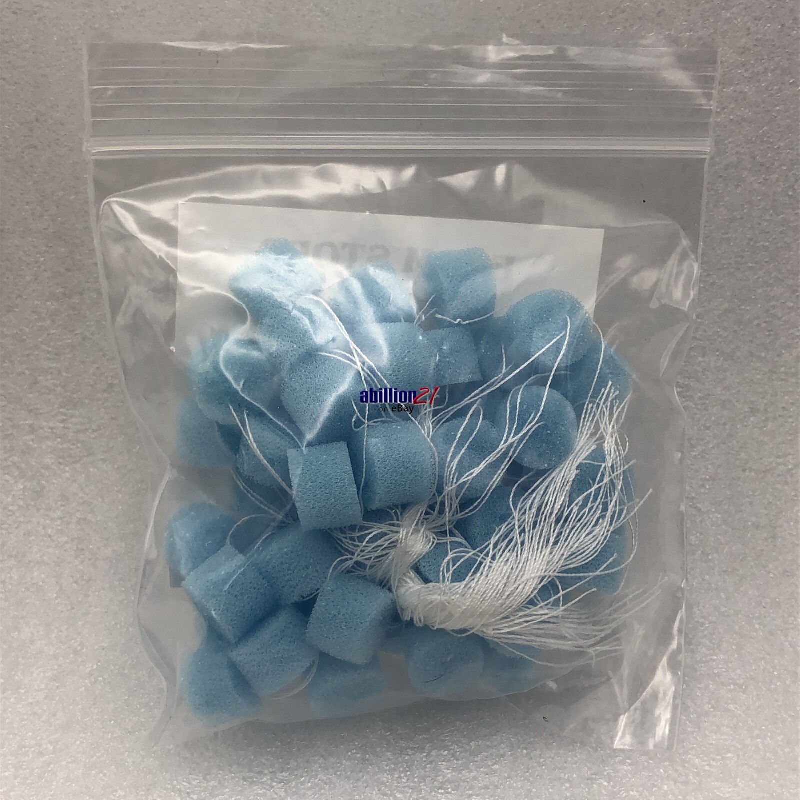 OTO BLOCKS Large Foam Stops MADE IN USA Hearing Aid Ear Impression Pack of 50ea.
