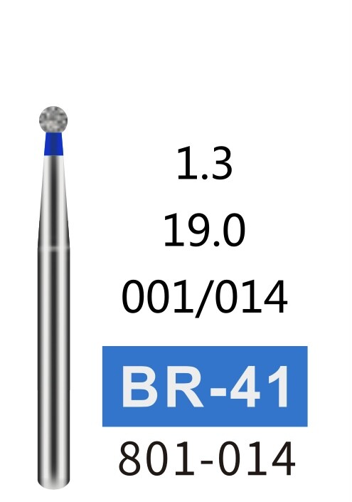 100 PCS High Quality Medium Grit Diamond Burs for Dental High Speed Handpiece