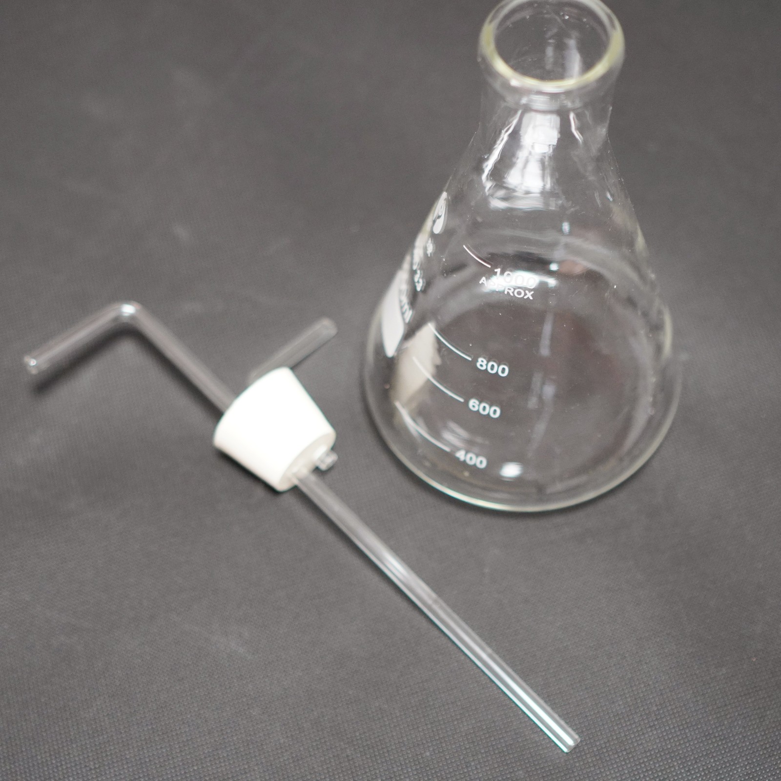1000 ml lab glass erlenmeyer gas washing bottle wash bottle lab glassware