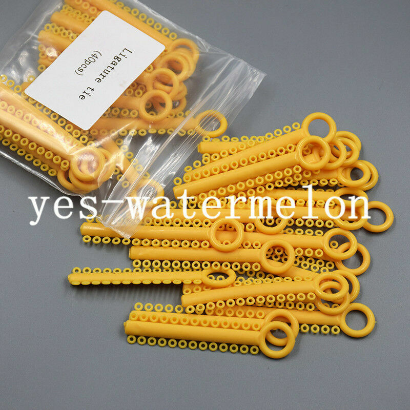 20 Pack Rubber Orthodontics Ligature Ties Dental Bands 37 Colors To Choose New