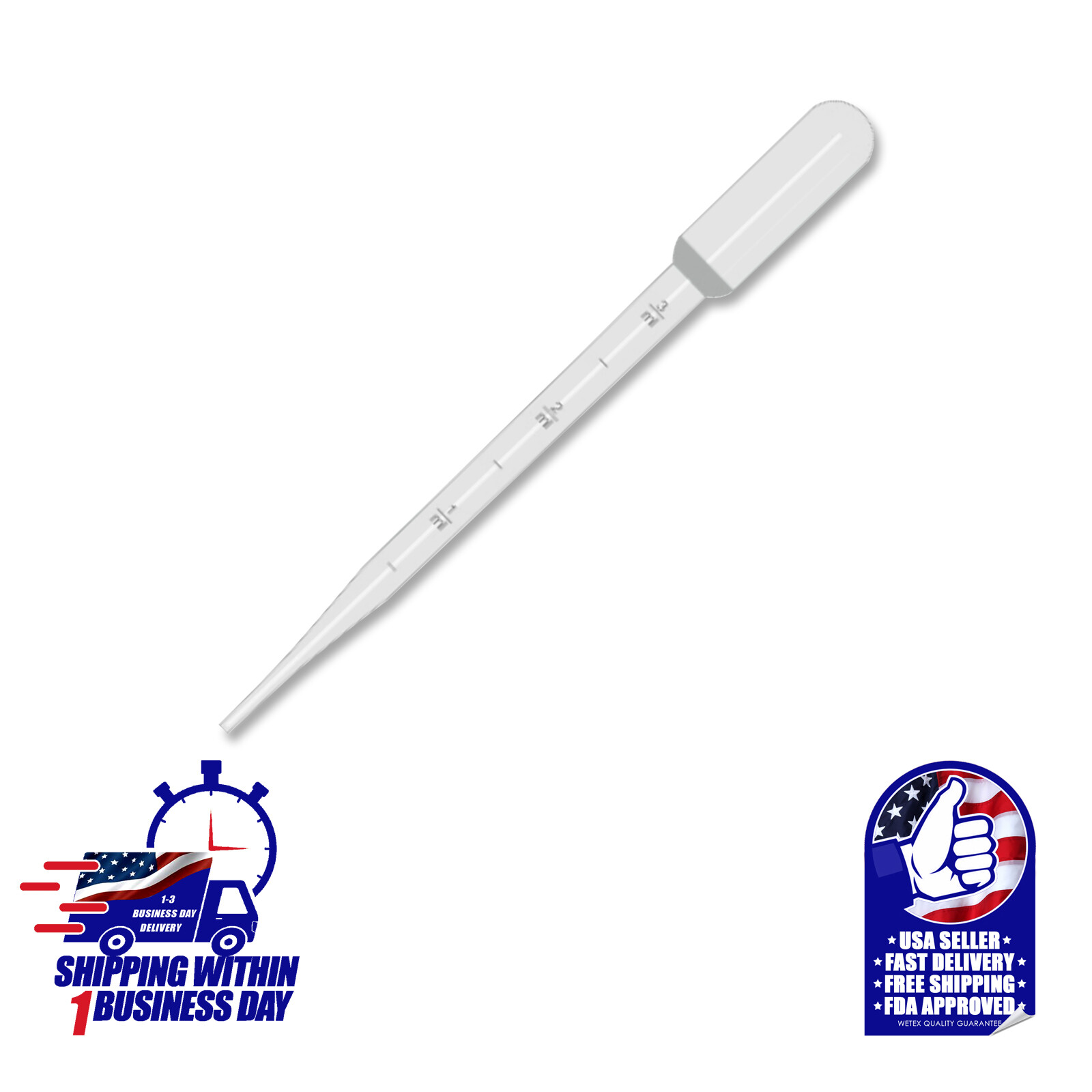 TRANSFER PIPETTES, 3-7ML: CALIBRATED DROPPER FOR SCIENCE LABORATORY, 30069