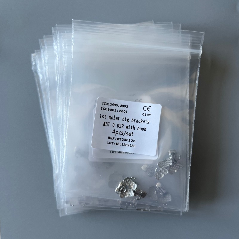 20Kits Dental 1st Brackets Molar Wide Big Bracket Orthodontic Roth MBT Edg 022 H