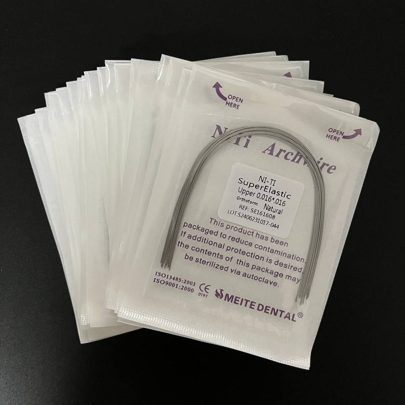 20 Packs Dental Ortho Stainless Steel/NIti Super Elastic Arch Wires Rectangular