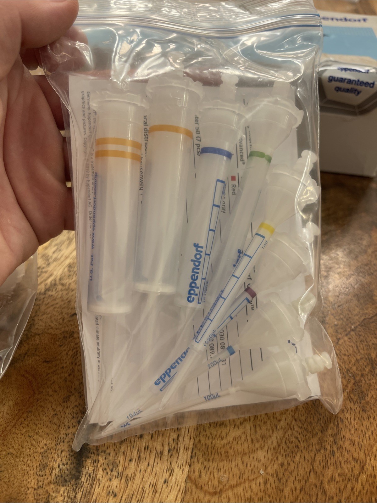 Eppendorf Combitips Advanced 0.1mL 10mL 25mL 50mL Pipette Tips Sterile Adapter