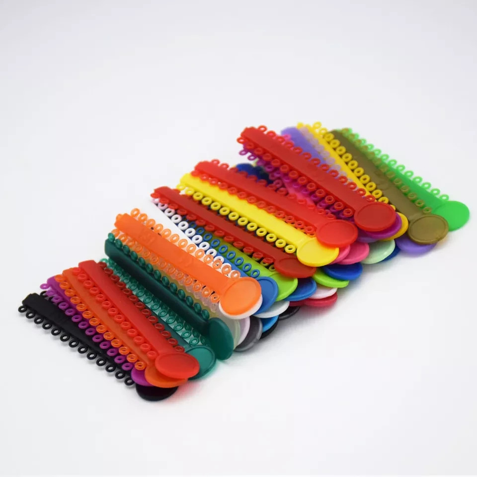 1040 Dental Orthodontic Ligature Tie Ligas De Para Bracket Ligaduras Elastomeric
