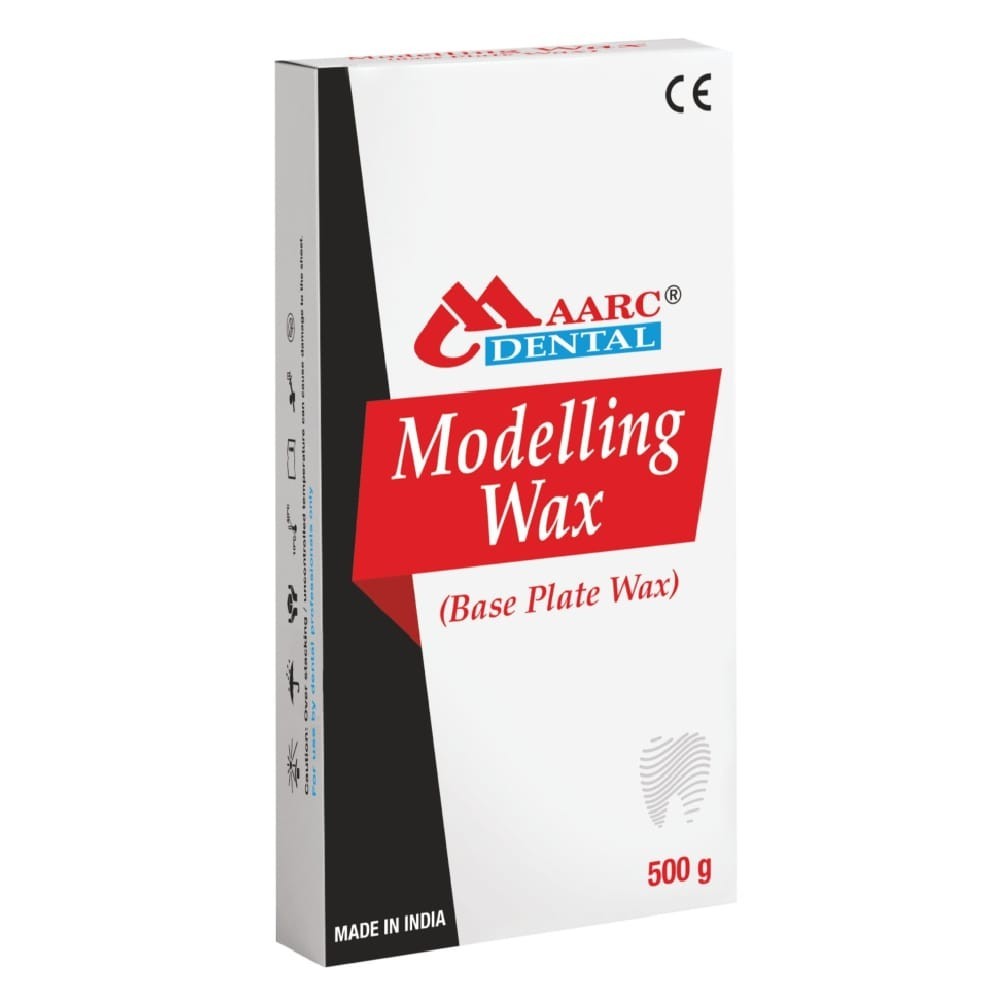 5 X Maarc Modelling Wax Base Plate Wax 500g Dental Laboratory Prosthetic Wax