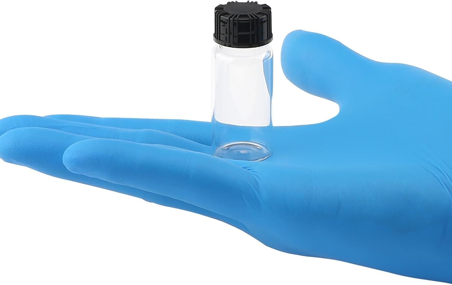 10Pack 10Ml Clear Glass Vials with Screw Caps Small Liquid Sample Vial LeakProof