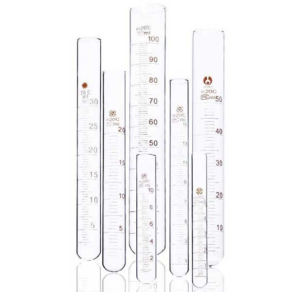 5ml-100ml Round-bottomed Glass Tube High Temperature Sample Container with Scale